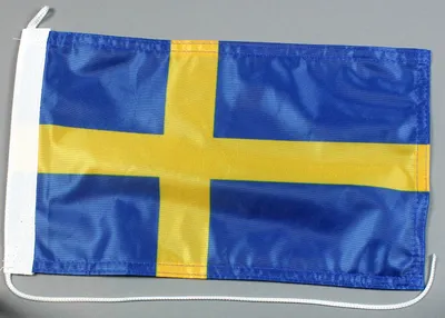 Produktbild von Bootsflagge : Schweden 30x20 cm Motorradflagge