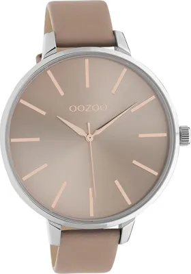 Obrázok produktu pre Oozoo dámske hodinky Hodinky analógové kožené ružovo šedé D2UOC10711