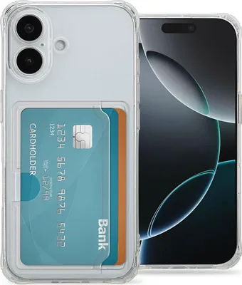 Image de imoshion Softcase Backcover avec porte-cartes pour l'Apple iPhone 17 - Transparent