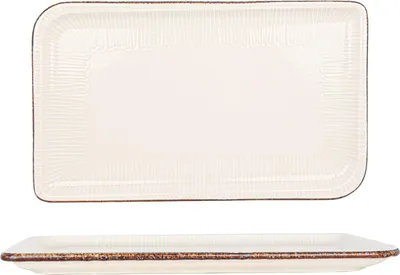 Image de By Bone Plat de service - Grace - Porcelaine - 24 x 15 cm