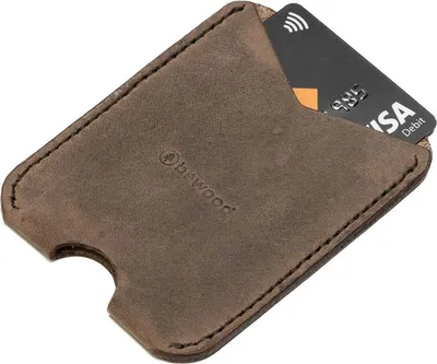 Immagine prodotto di Portacarte classico in pelle Bewood - grigio