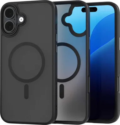 Image de Spacecase Hybrid Mag iPhone 16 Plus noir