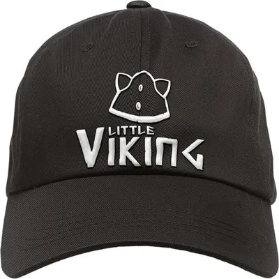 Produktbild von Sprüche Cap Uni Metal-Kids - Little Viking schwarz M