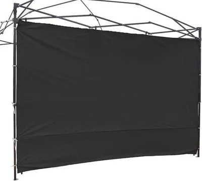 Image de Panneau brise-vue noir pour abri de jardin, 25 m, imperméable, paroi latérale