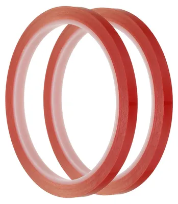 Blumenband 6 mm x 36 m, 2 Stück, wasserdicht, rot