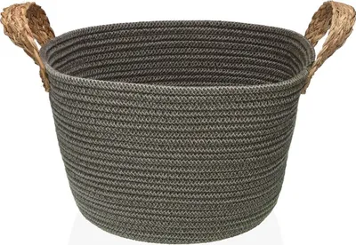 Image de Panier Versa Gris Fibre de polypropylène