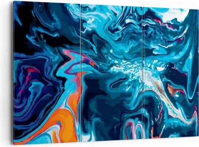 Produktbild von Bild auf Leinwand - Leinwandbild - Abstraktion modern - 165x110cm - Wand Bild - Wanddeko - Leinwanddruck - Bilder - Kunstdruck - Wanddekoration - Leinwand bilder - Wandkunst - CE165x110-4085