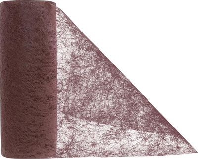 25m Tischband Tischläufer Tischdeko Vlies Vliesband Tischdecke Läufer Tischvlies 23cm Schokobraun