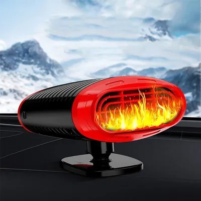 Produktbild von Mini 12V-Winterheizerventilator, elektrische Auto-Lüftung, schnelle Heizung, Enteisung, Schneeräumung