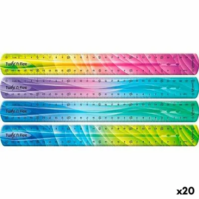 Obrázek produktu pro Sada pravítek Maped Twist'n Flex 30 cm 20 kusů