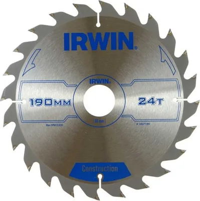 Productafbeelding van Irwin schijfzaag met hardmetalen tanden, 190 x 30 x 24 tanden