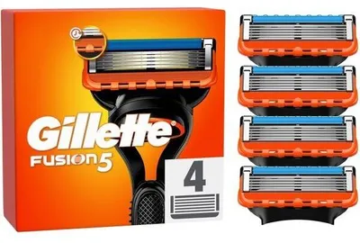 Obrázok produktu pre Gillette FUSION 5, náhradné žiletky, 4 kusy, 8700216478434