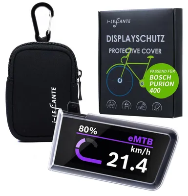 Produktbild von Schutzhülle für Bosch Purion 400 – Transparente Fahrradcomputer-Abdeckung, Stoßfest, Wasserdicht, E-Bike Display