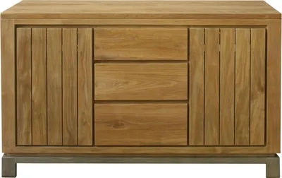 Produktbild von Teako Design Waschtisch Arboga Teakholz massiv 120x50x80 cm