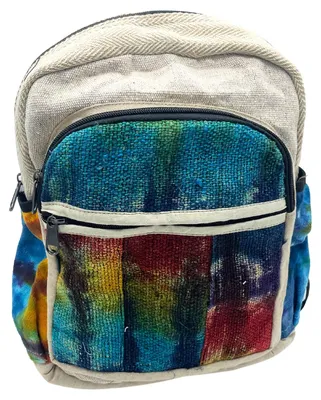 Imagen del producto de Mochila mediana de cáñamo Tiedye sin estampado