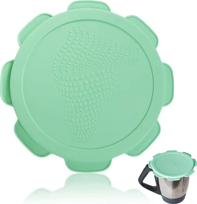 Produktbild von mixcover Silikon Deckel wasser- & geruchsdicht kompatibel mit Thermomix TM5 TM6 Friend Grün