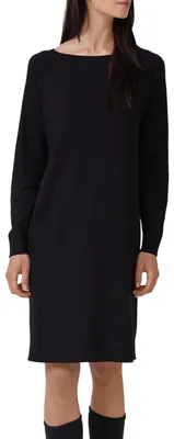 Produktbild von s.Oliver Damen Kleid – Feinstrick, U-Boot-Ausschnitt, Regular Fit