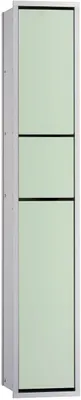 Produktbild von EMCO Gäste-WC-Modul 150 ASIS Unterputz, 964 x 168 mm aluminium/schwarz
