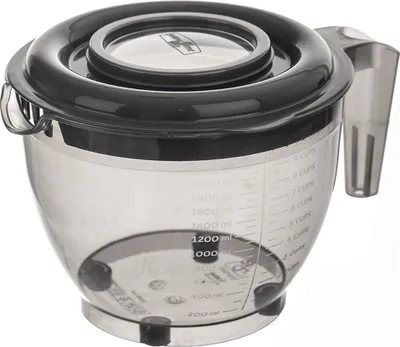 Produktbild von Orion Küchenschüssel Rührschüssel Quirltopf mit Spritzschutz-Deckel Maßeinteilung Henkel robust lebensmittelecht 2,5l