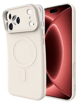 Productafbeelding van Hoesje geschikt voor iPhone 18 Pro Max / 17 Pro Max Hoesje geschikt voor MagSafe - Color Backcover - Ivory
