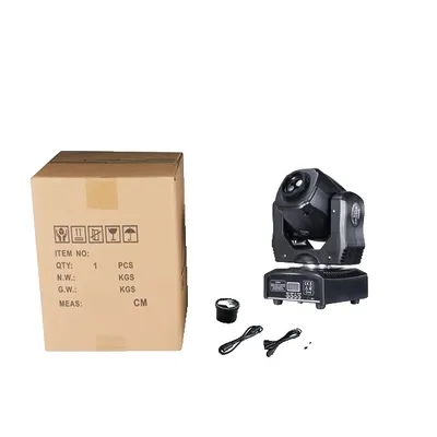 Immagine prodotto di Lampada a testa mobile a LED, 75W super luminosa, 3 prismi gobo, 1 pezzo, spina UE