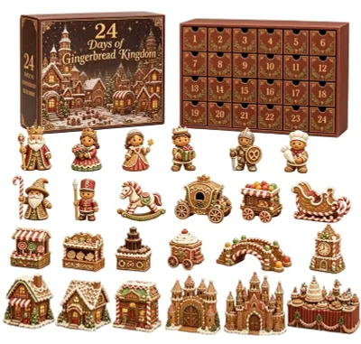 Image de Calendrier de l'Avent de Noël avec 24 surprises