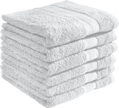 Produktbild von REDBEST Handtuch Chicago" 6er-Pack weiß 50x80 cm"