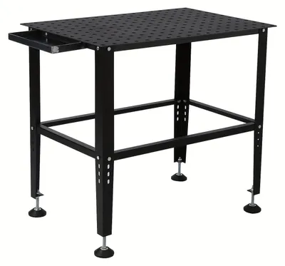 Obrázok produktu pre Pracovný stôl – Pracovná doska – Pracovný stôl – Kovový pracovný stôl – Mobilný pracovný stôl – 91 x 61 cm – Nosnosť 544 kg