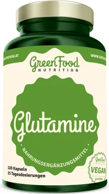 Immagine prodotto di GreenFood Nutrition, Glutammina, 120 capsule