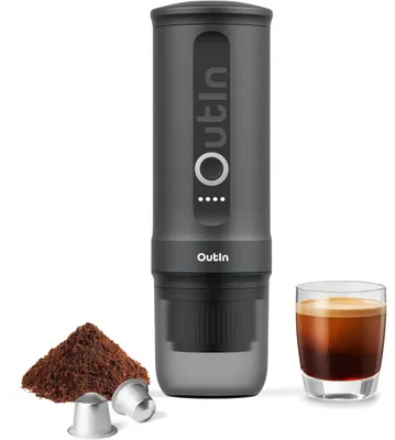 Tragbare Espressomaschine, 20 Bar, USB-C, 2500 mAh, für Kaffee & Kapseln