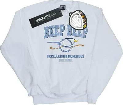 Produktbild von Looney Tunes - "Beep Beep" Sweatshirt für Herren BI33401 (S) (Weiß)