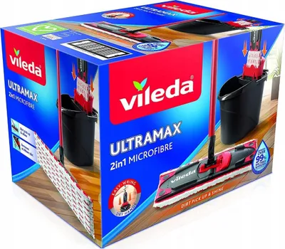 Zdjęcie produktu dla Vileda Zestaw do Sprzątania Ultramax Box z Mopem i Wiadrem