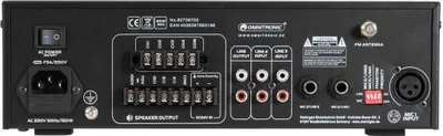 Obrázok produktu pre Omnitronic 80709703 Audioverstärker Leistung/Phase Schwarz (80709703)