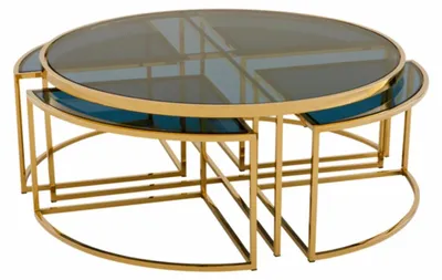 Obrázek produktu pro Casa Padrino Art Deco konferenční stolek se zlatou povrchovou úpravou - obývací stůl - kvalita