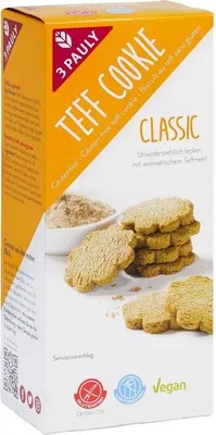 Produktbild von 3 Pauly Teff Cookie Classic - 125g