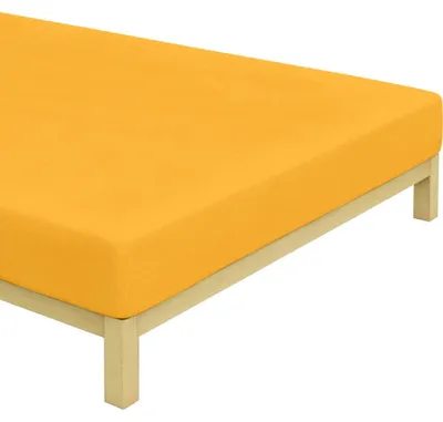 Productafbeelding van Froté laken, heldergeel. Afmeting: 90x200 cm