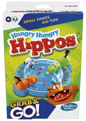 Produktbild von Hasbro Gaming Travel game Hungry Hungry Hippos Grab&amp;Go