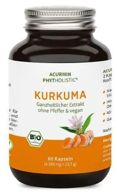 Produktbild von Acurmin Phytholistic -Curcuma-Extrakt Kapseln 60 St