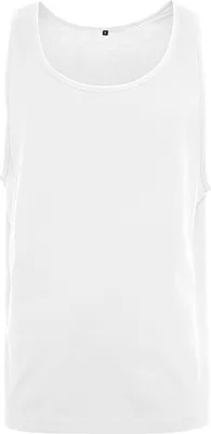 Produktbild von Build Your Brand BY003 | Jersey Big Tank Herren T-Shirt - Farbe: White - Größe: M