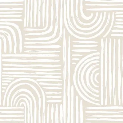 Zdjęcie produktu dla Tapeta geometryczna beżowa samoprzylepna minimalistyczna 44 5X300CM