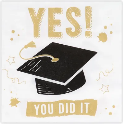 Immagine prodotto di 20 tovaglioli Sì, ce l'hai fatta Esame Abitur Dottore Master Bachelor
