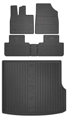 Obrázok produktu pre Gumové autokoberce SolidPRO + vaňa kufra DryZone pre: BYD Seal U 2024- SUV 6 ks