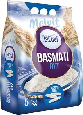 Obrázek produktu pro La Chef Basmati rýže 5 kg – ideální pro indická jídla a zdravou výživu