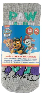 Produktbild von Paw Patrol Skye Everest Kinder Mädchen Sneaker-Socken Set 7 Paar             , Größe:23-26