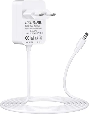 Produktbild von AC-Adapter, 12 V, 1,25 A - Ausgang: Gleichstrom 12 V, 1,25 A, 15 W. Stecker: 4,0 x