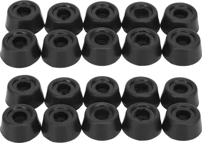 Immagine prodotto di 20 pezzi di coperture protettive in gomma resistente per stecche da biliardo, coperture protettive per stecche da snooker, accessori protettivi per stecche da biliardo