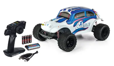 Produktbild von Carson 1:10 VW Beetle FE 2.4G 100% RTR, Geschwindigkeit bis zu 35 km/h, ferngesteuertes Auto,  500404142