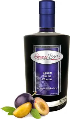 Produktbild von Balsamico Creme Pflaume 0,5L 3% Säure mit original Crema di Aceto Balsamico di Modena IGP