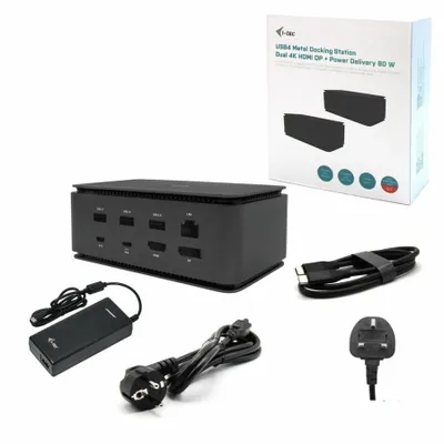 Produktbild von D I-Tec Usb4 Dual Dock + Charger