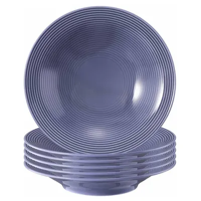 Produktbild von Seltmann Weiden Beat Fliederblau Suppenteller 22,5cm 6er Set